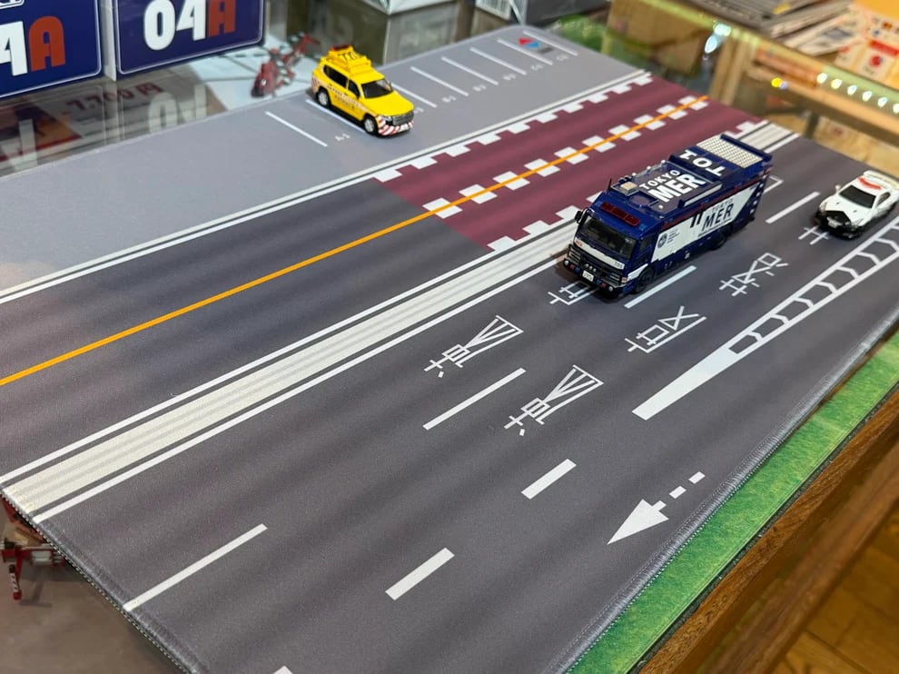 1/64 ミニカー ジオラマ ミニカージオラマ 1 64 高速道路 料金所セット