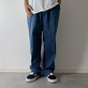 80s Dickies 874 work pants "made in USA" navy [W36L29相当] 古着