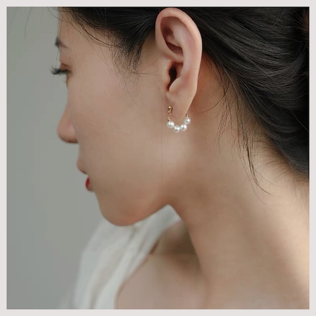 Hoop Pierce -Gold-