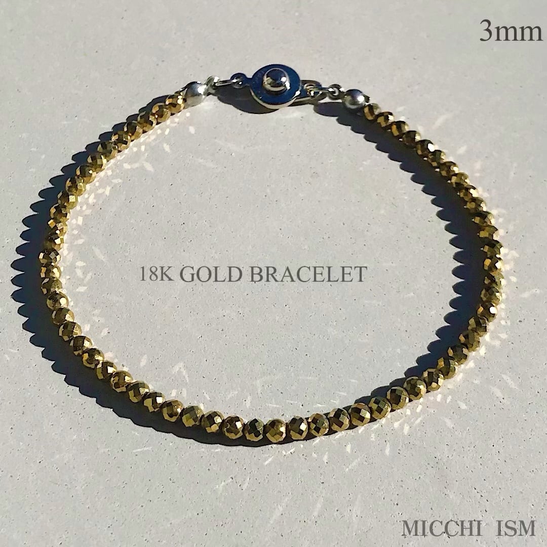 テラヘルツ照射　ブレスレット & Jewelry Kimiko Flora | 最強！】ヘマタイト/テラヘルツブレスレット 黒と金 ブレスレット・バングル