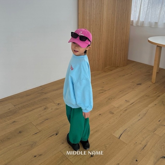 《送料無料》予約:切り替え配色パンツ【MIDDLENAME】※ジュニアサイズ