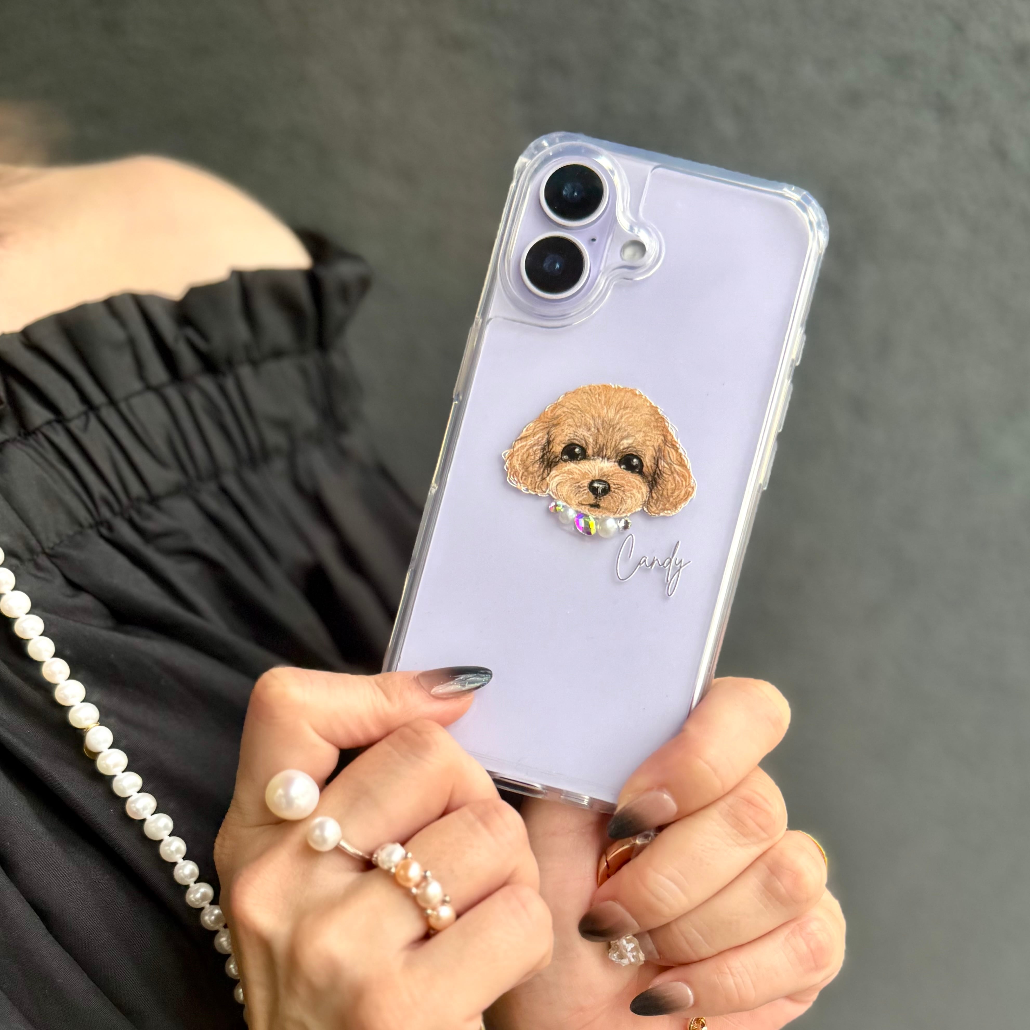 Bijou スマホケース　iPhone17pro プリントスマホケース | BIJOU x ACCUEIL《ビジューバイアクイユ》
