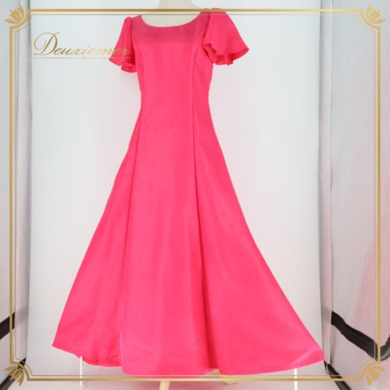 フラダンス 衣装 ワンピース ドレス Hula Ku ピンク系 セキノレーシングスポーツ 日本製 ワンカラー 無地 シンプル かわいい 華やか 鮮やか 明るい ダンス衣装 ハワイアンダンス レディース ハワイアン アロハ フラ ダンス レッスン 練習