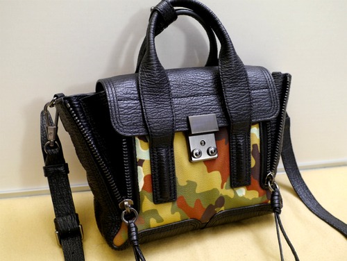 2015極美品12万◆3.1 Phillip Lim フィリップリム PASHLI パシュリ ミニサッチェル ハンドショルダー2way レザー バッグ ◆ 大人気サッチェル♪