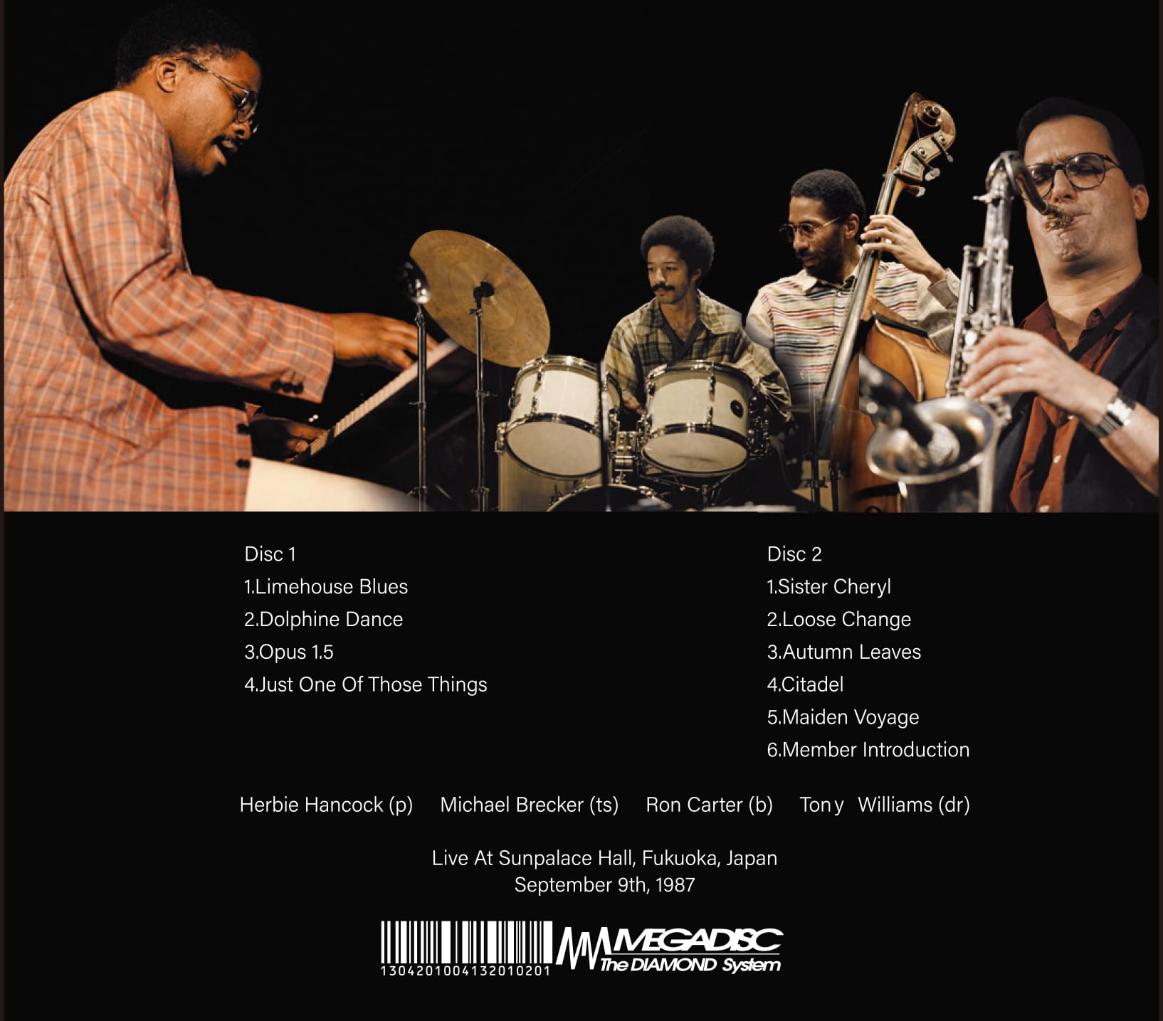 HERBIE HANCOCK QUARTET / FUKUOKA 1987(2CDR)サウンドボード音源