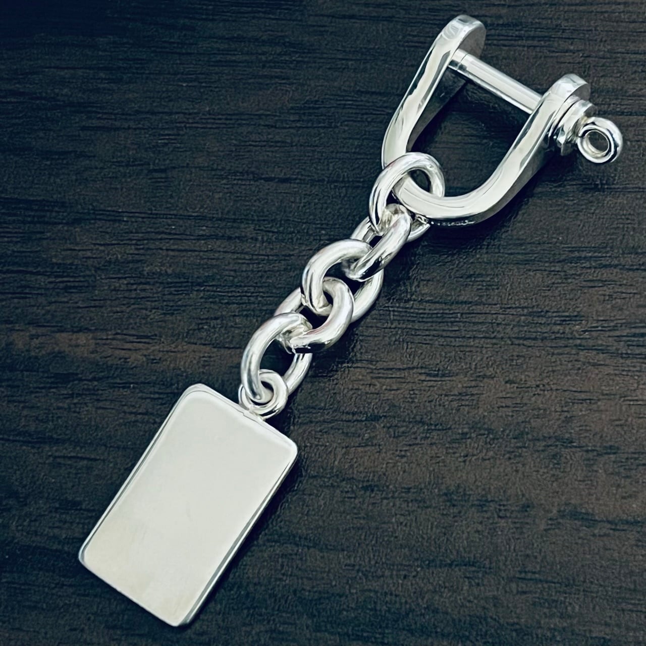 VINTAGE TIFFANY & CO. Shackle Key Holder Sterling Silver Deadstock  