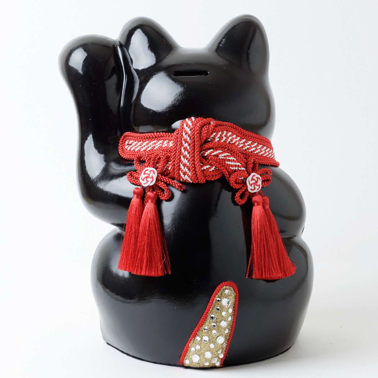 特大ご縁猫 / 金運七福神 / 厄除け黒招き猫 / １０号 / 黒(BLACK) - 4