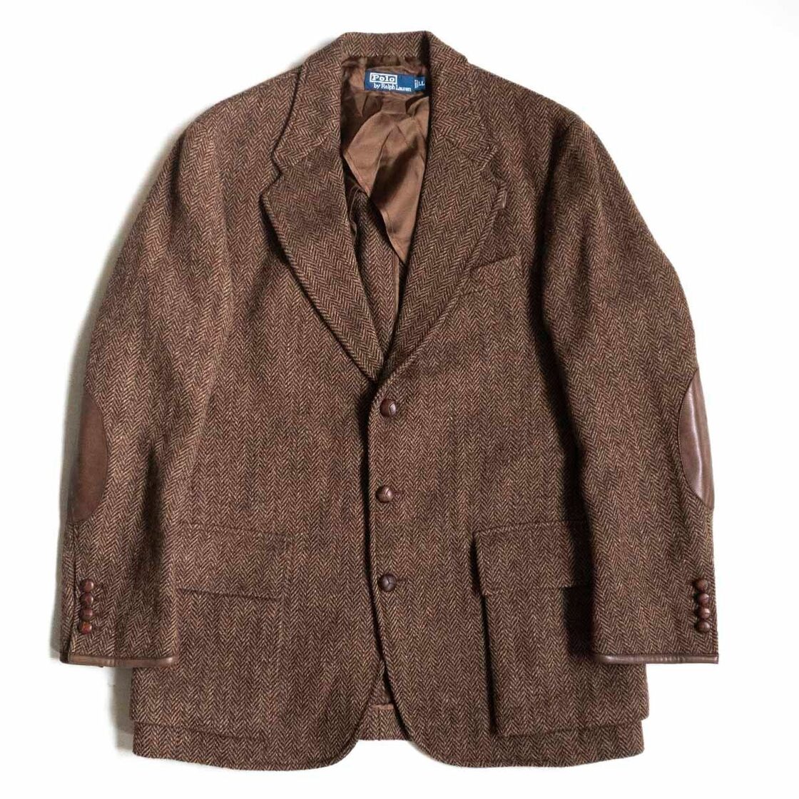 最高級品】POLO RALPH LAUREN 【エルボーパッチ ツイード ジャケット 