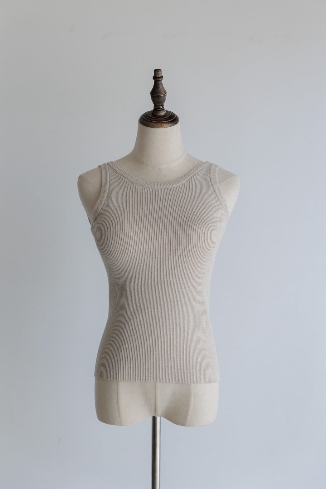 pois back nuance tank ベージュ back nuance tank【通常販売】3〜5日営業日 | pois