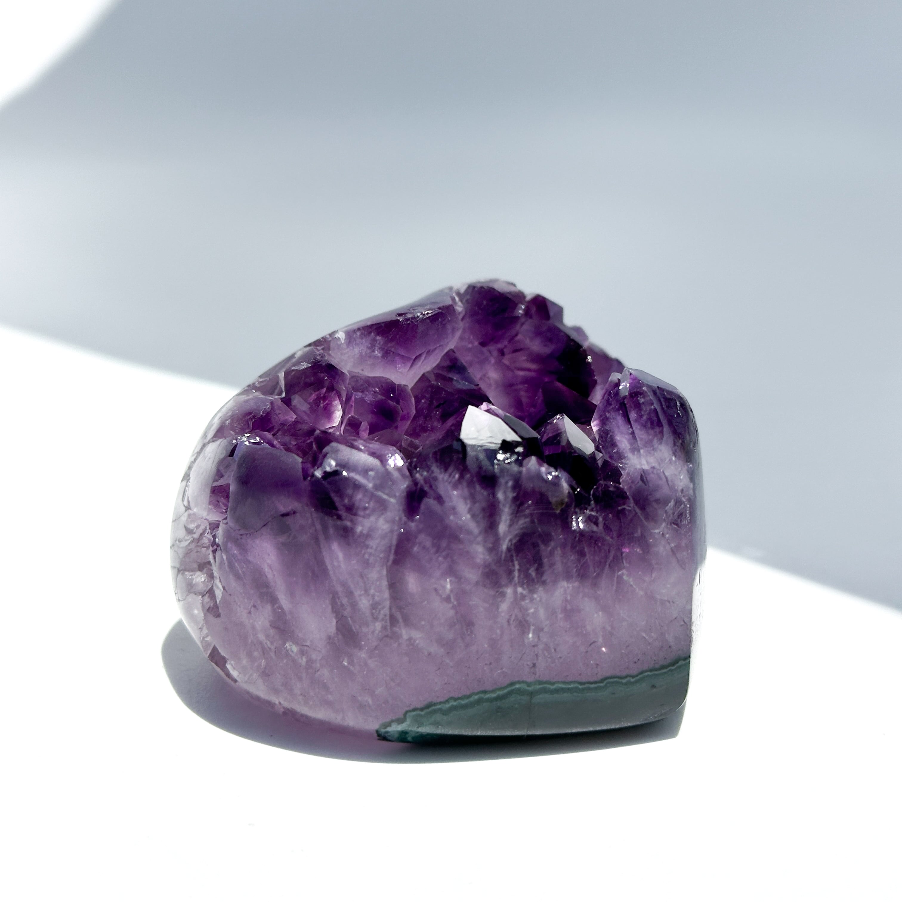 ウルグアイ産アメジスト ハート13◇ Amethyst ◇天然石・鉱石
