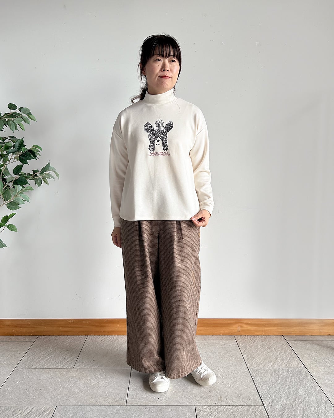 犬・猫プリント＋刺繍プルオーバー KICY5686 | Keitto NORTHERNTRUCK