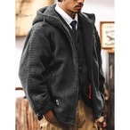 Long Sleeve Zip-up Hooded Jacket ◇3color H0925