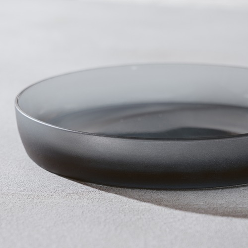 Sghr GLASSWARE ／ スガハラ SOSARA 17cm丸皿　インディゴフロスト