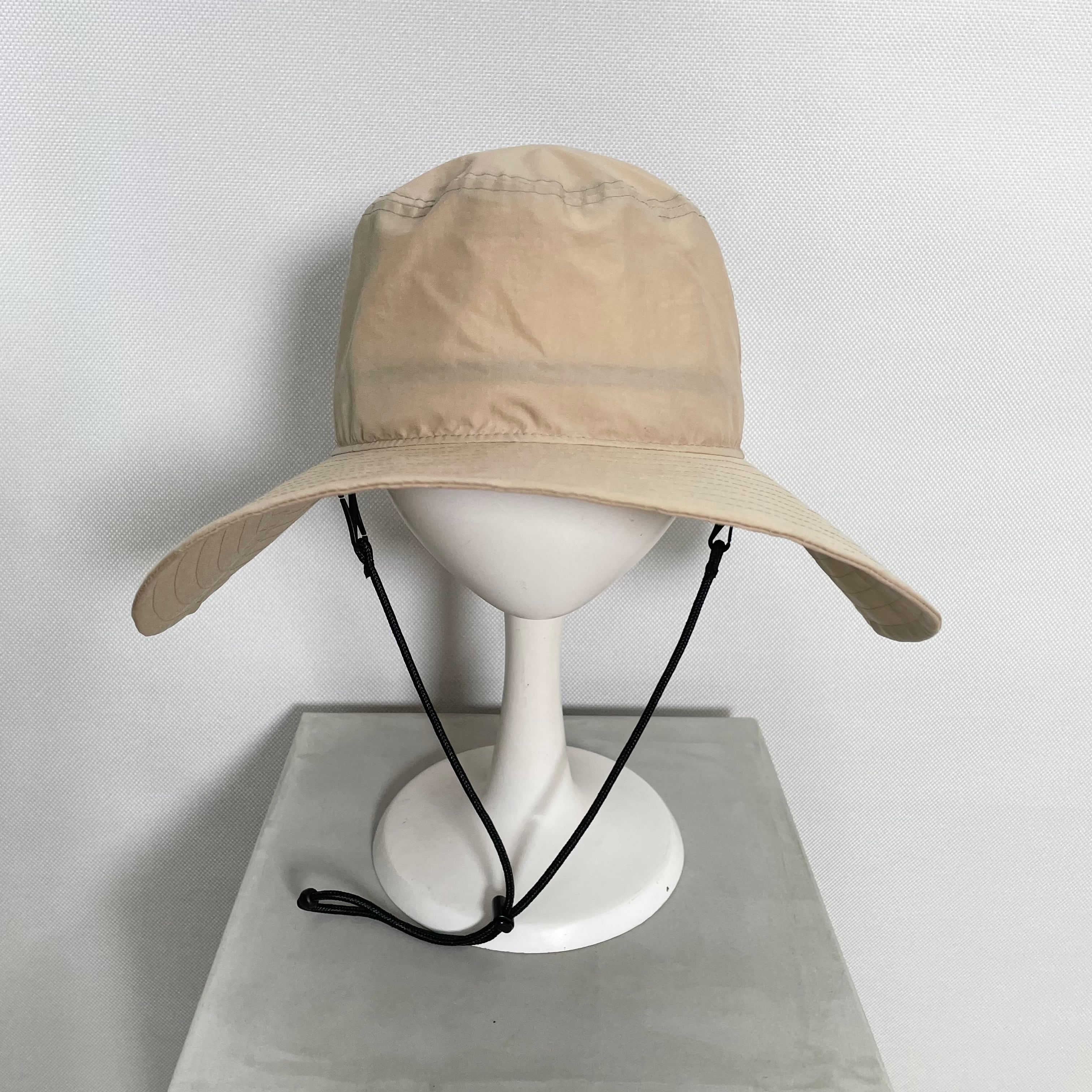 ウォーターリペレントワイドブリムハットブラック