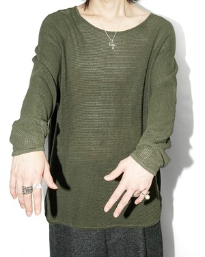 "MICHAEL KORS" oversized waffle knit cut-sew