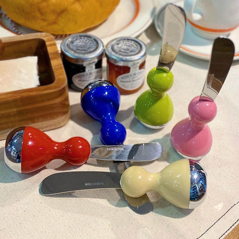 クロワッサンデザインバターナイフ・スタンド クロワッサンデザインバターナイフ・スタンド - カトラリー(スプーン等