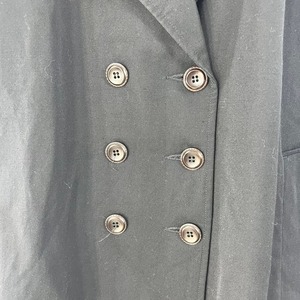 カナダ製 dc ダブル ロングコート ブラック