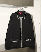 2020AW SUPREME Checkerboard Zip-up Sweater