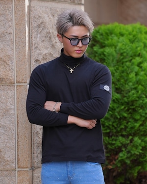 PREMIUM STRETCH TURTLE NECK【BEL-M-025】