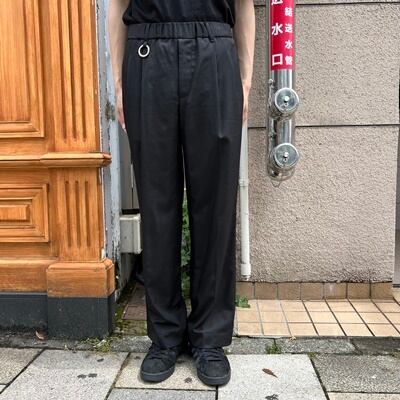 th products ティーエイチ タロウホリウチ 22SS QUINN / Wide Tailored Pants スラックスパンツ 1 ブラック  179cm 63kg【表参道t05】 | ブランド古着Brooch powered by BASE