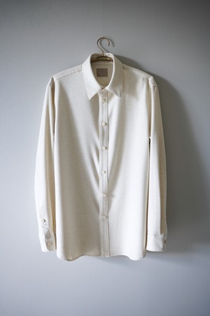 【最後の1点】山内　ブルーフォックス×ノーミュールシングウール　スタンダードシャツ