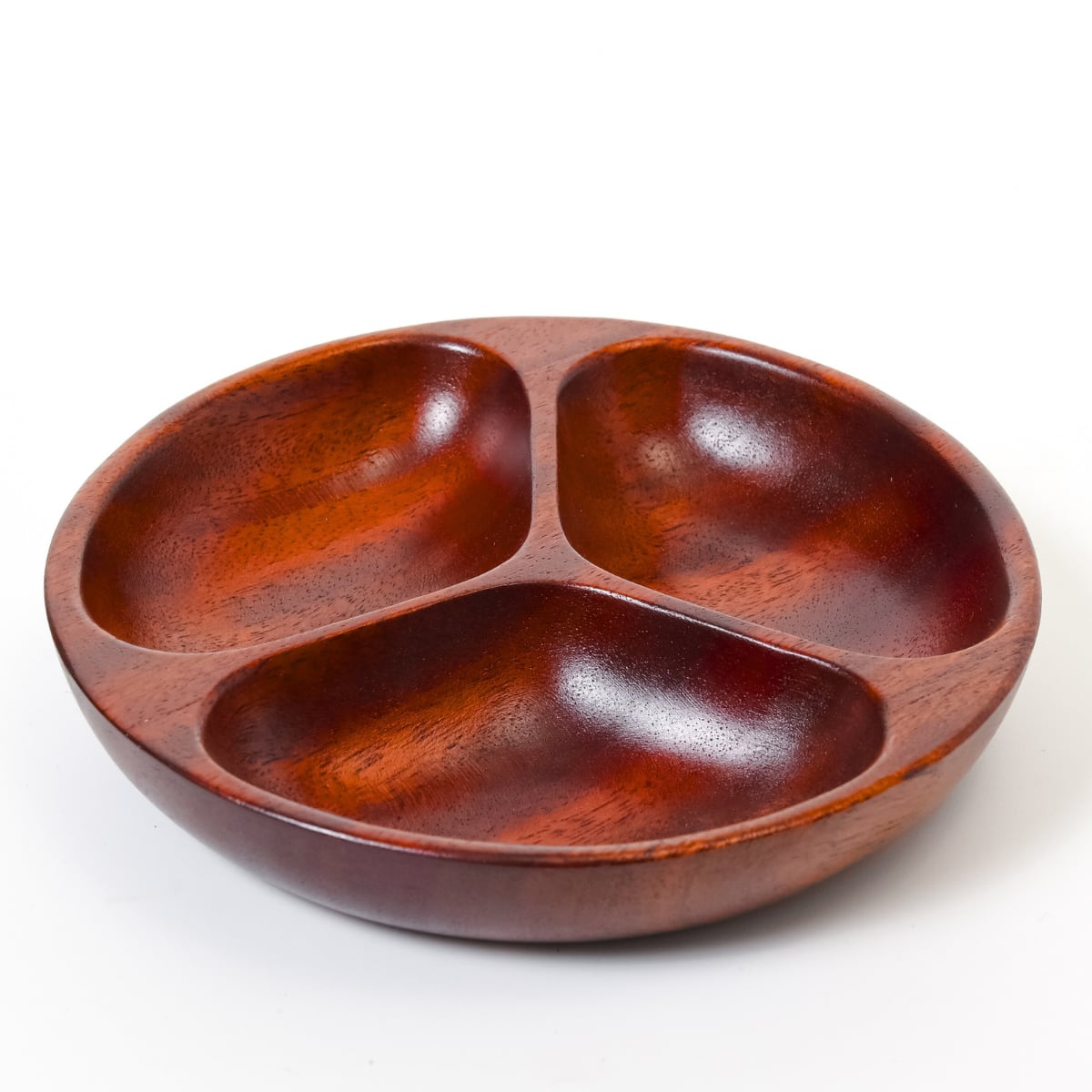 徳成] 仕切り皿 (木製漆塗り/直径12cm) 和食器 付出皿｜小付けを美しく