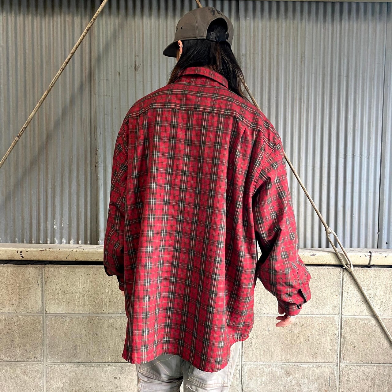 PENDLETON チェックシャツ 赤 L 1108