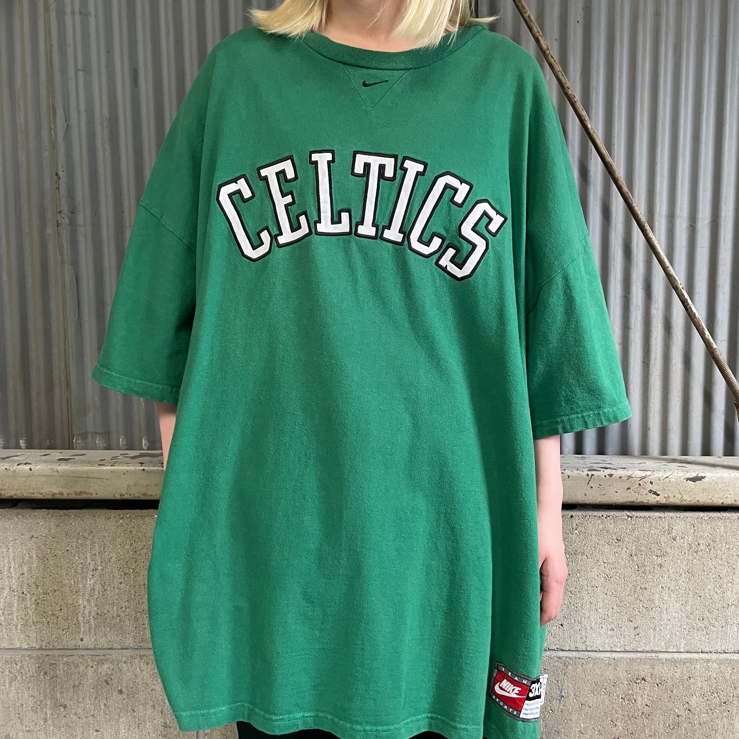 US☆80’S ヴィンテージ☆NBA セルティックス ロゴTシャツ☆緑 L