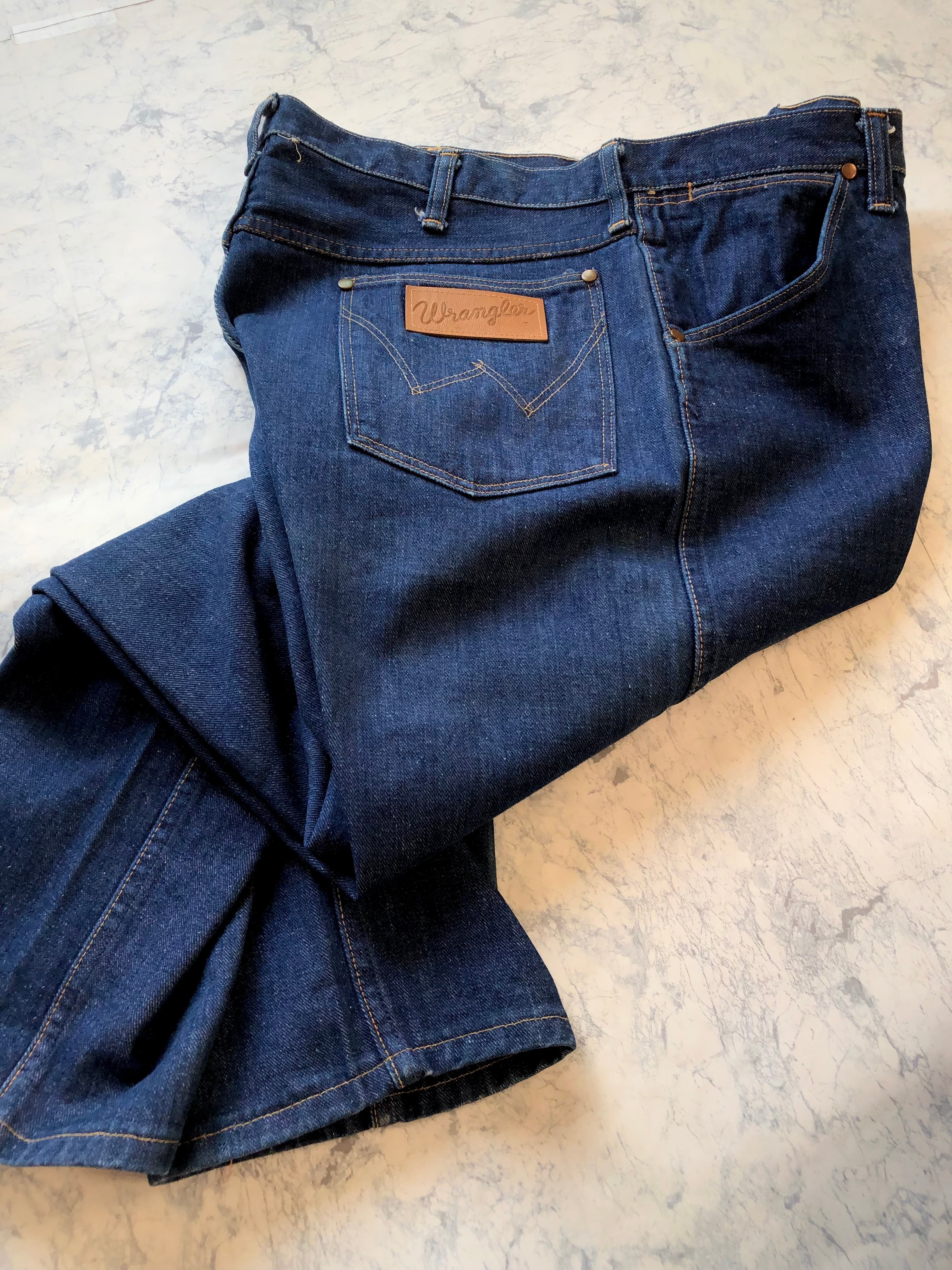 60s〜 WRANGLER 11MWZ BELL-TAG 5PKT INDIGO DENIM OLD VINTAGE