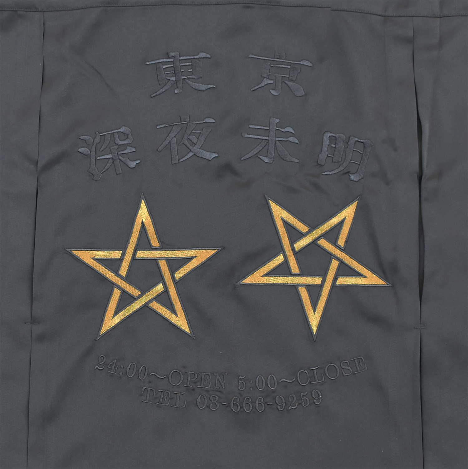 深夜未明　ボウルシャツ　サイズフリー 深夜未明：深夜未明ボウルシャツ (BLACK) | 深夜未明