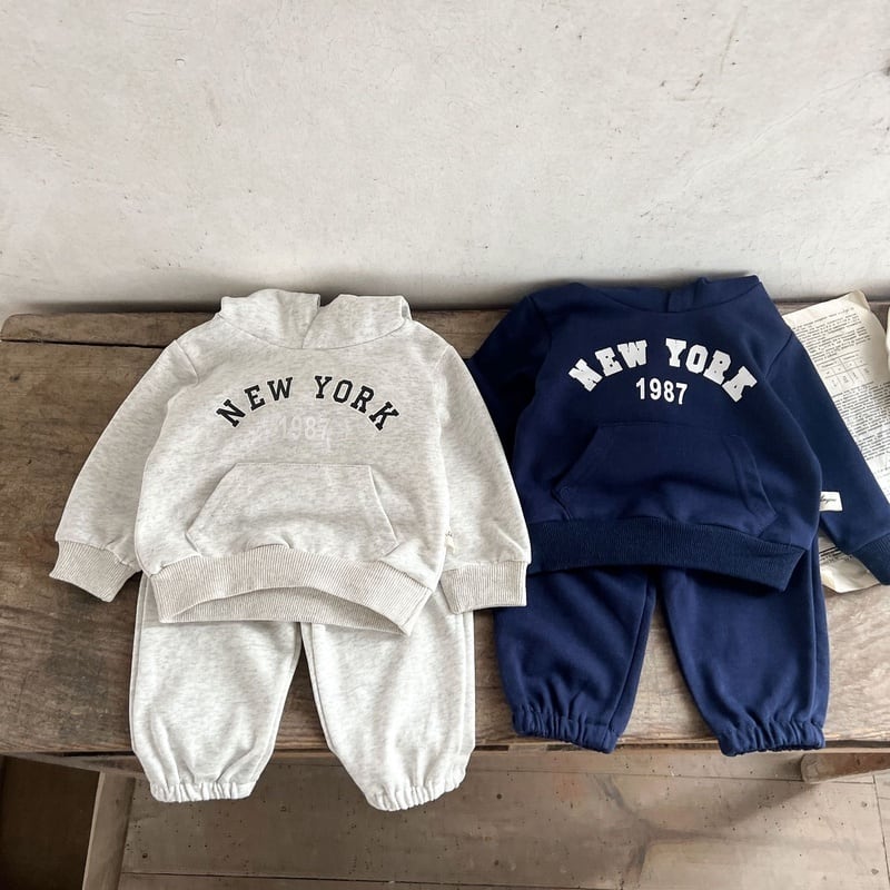 【BABY&KID】秋新作 NEW YORKセットアップ