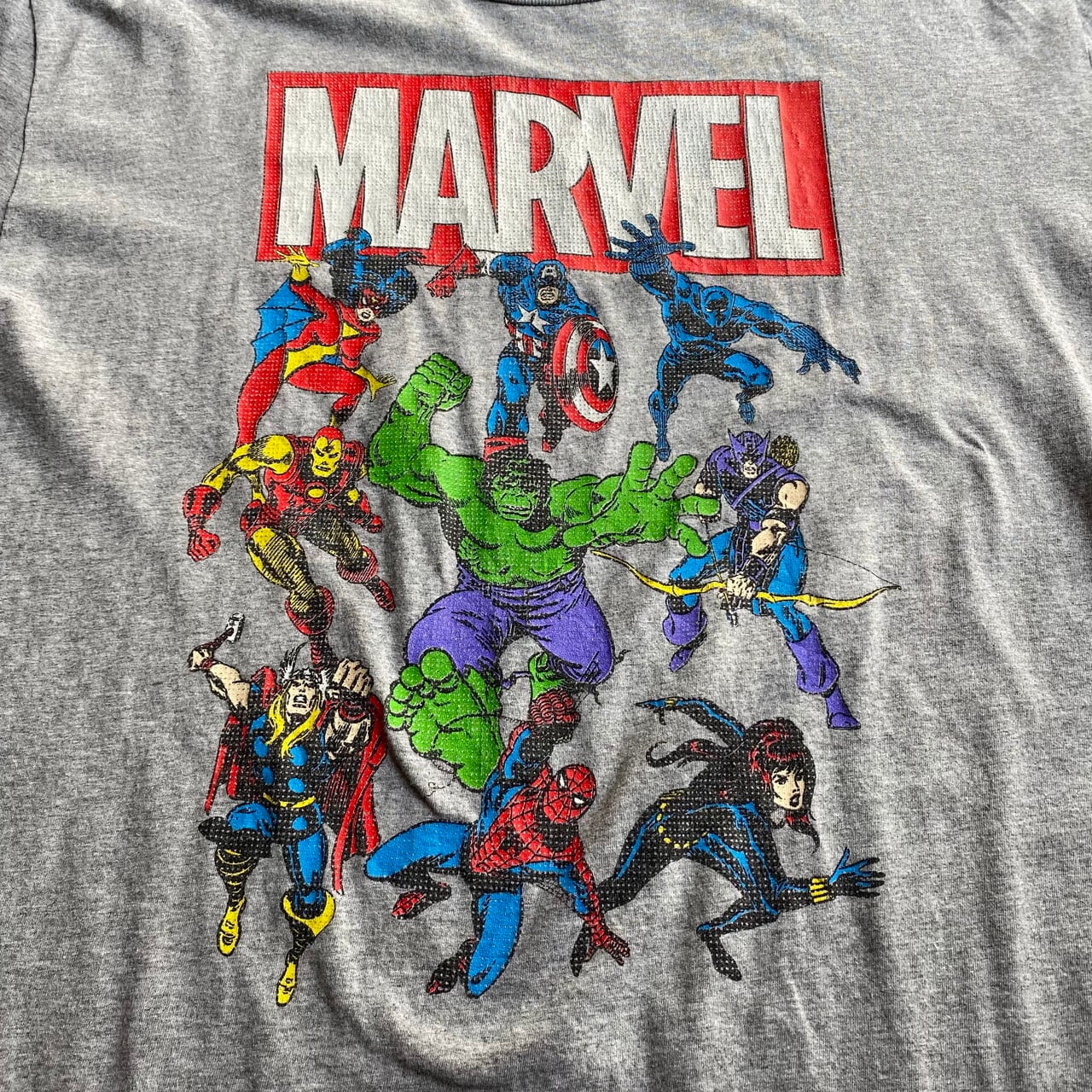MARVEL コミック アメコミ キャラクタープリントTシャツ メンズXL 古着