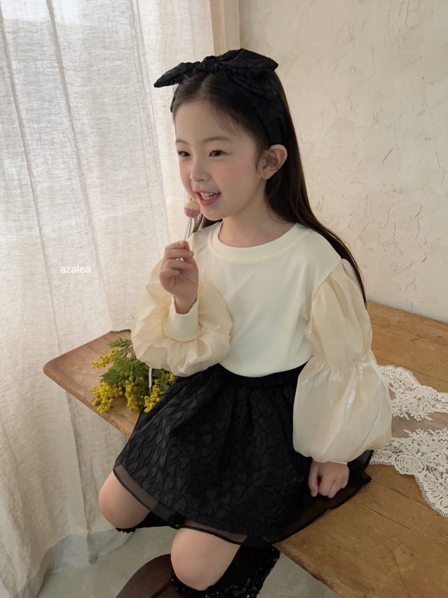 【即納】<azalea>  Heart popping skirt