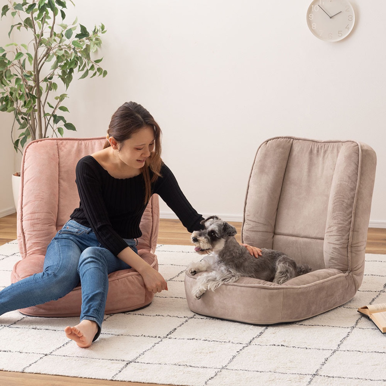 フロアチェア リクライニング ソファ