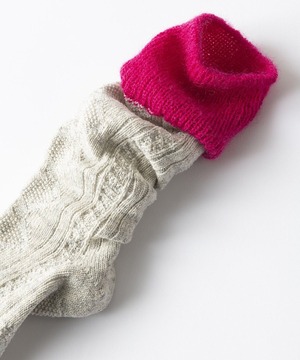 TRICOTÉ / cable wool socks