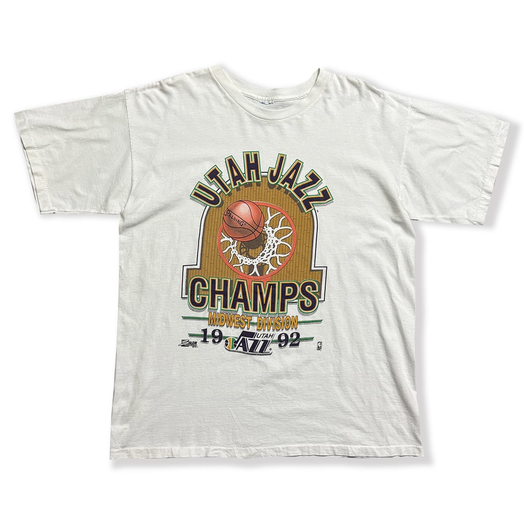 Utah Jazz -1992 MIDWEST DIVISION CHAMPS- Printed T-Shirt.