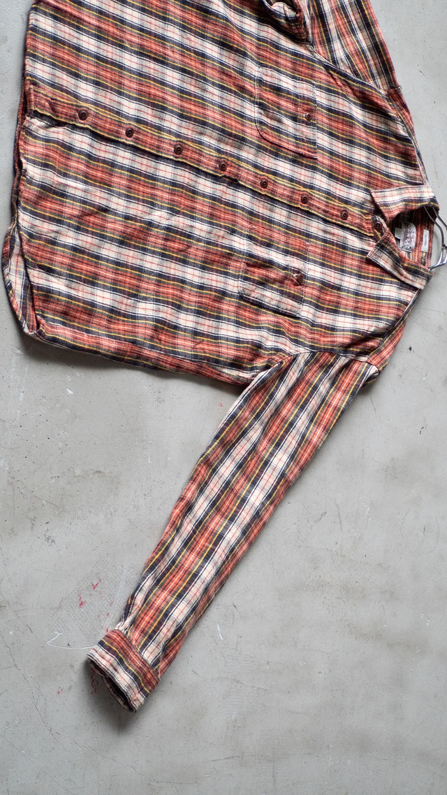 "J.Crew" used Midweight flannel check shirt