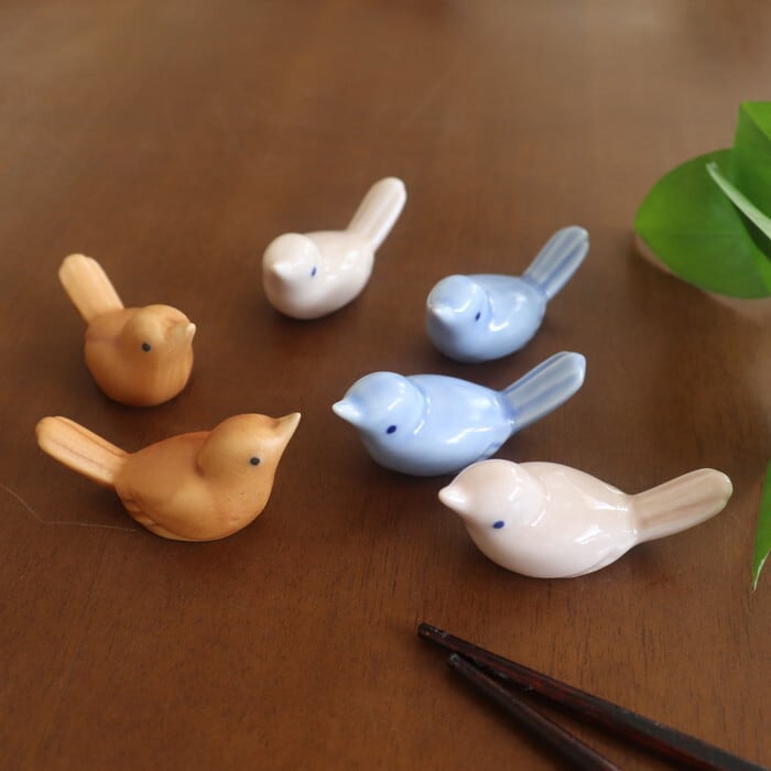 波佐見焼 箸置き ことり Hasami-yaki Chopstick rest Bird #369 | 和