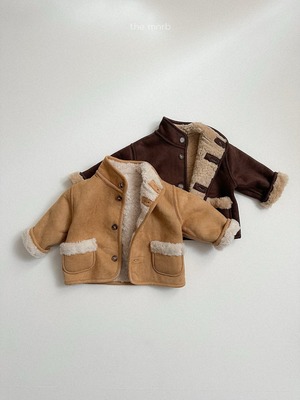 【予約/特典】mini robe / Reversible suede jacket