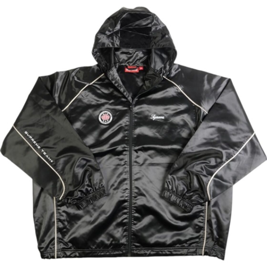 Size【XL】 SUPREME シュプリーム 24SS Satin Hooded Track Jacket 