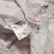 フラダンス 衣装 ワンピース ドレス マーメイドライン プルメリア柄 リーフ柄 白 ノースリーブ MermaidLine MMJ エムエムジェイ 爽やか 華やか かわいい ハワイアン アロハ 袖なし ハワイアンプリント アシンメトリー