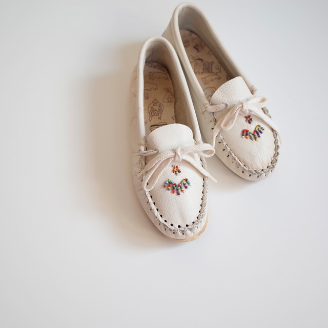 70s Beaded leather moccasins