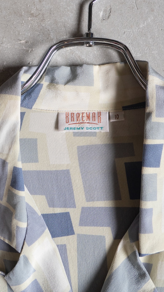 "Braemar by Jeremy Scott" 1990s Silk shirt