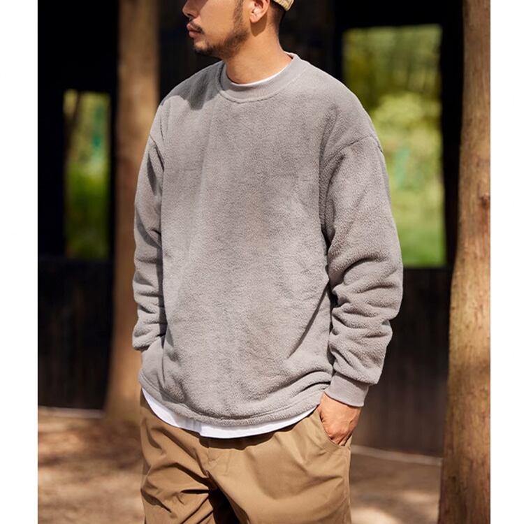 ★PPOLAR FLEECE ROUND NECK SWEATSHIRT　　　A0507