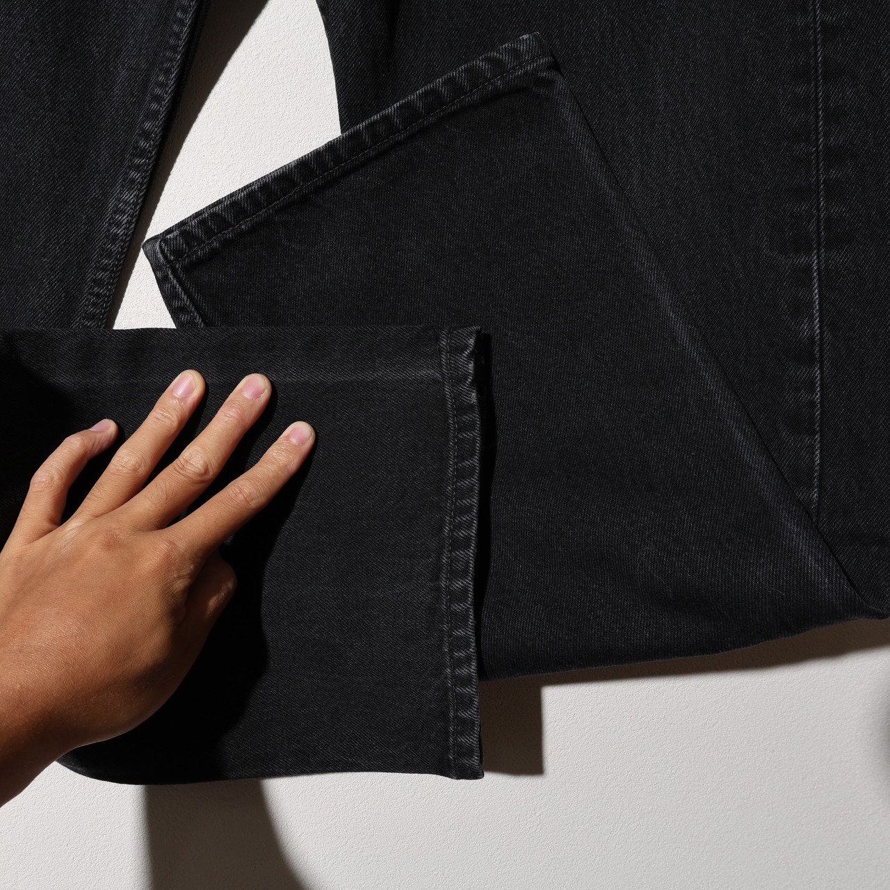 美品 33×30 501-0660 USA 02年 サルファーブラックデニムパンツ Levi’s リーバイス 黒
