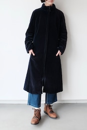 Vuokko purple velvet padded coat