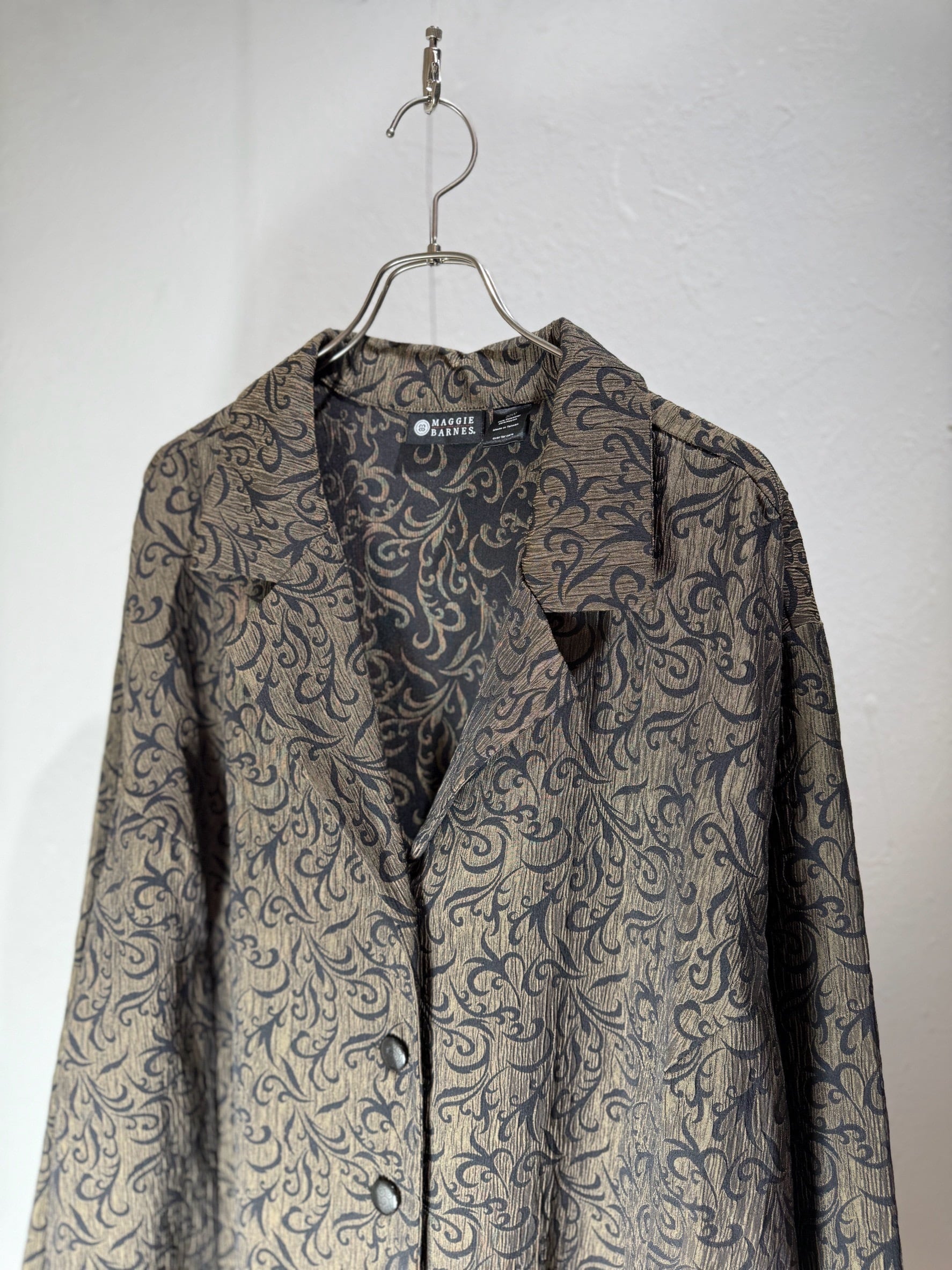 90s design jacquard jacket