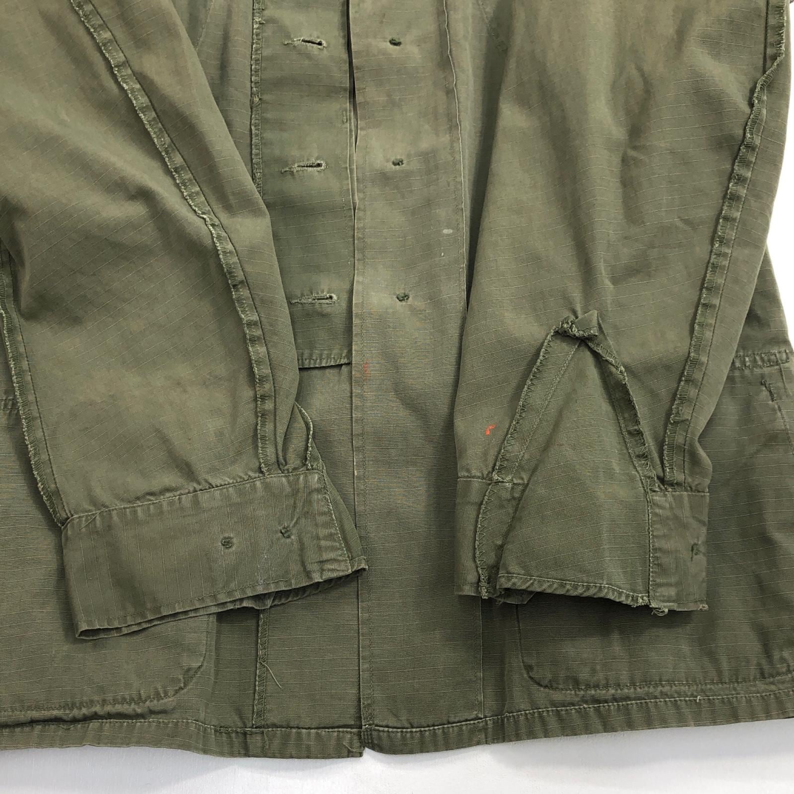 70年代 U.S.ARMY COMBAT TROPICAL RIP-STOP 4th jungle fatigue jacket