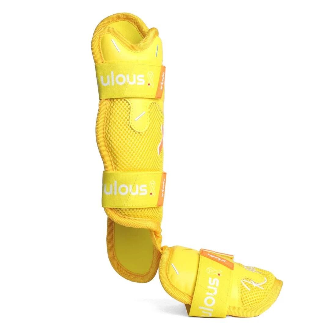 大人用】Absolutely Ridiculous LLC 野球 レッグガード gold ribbon
