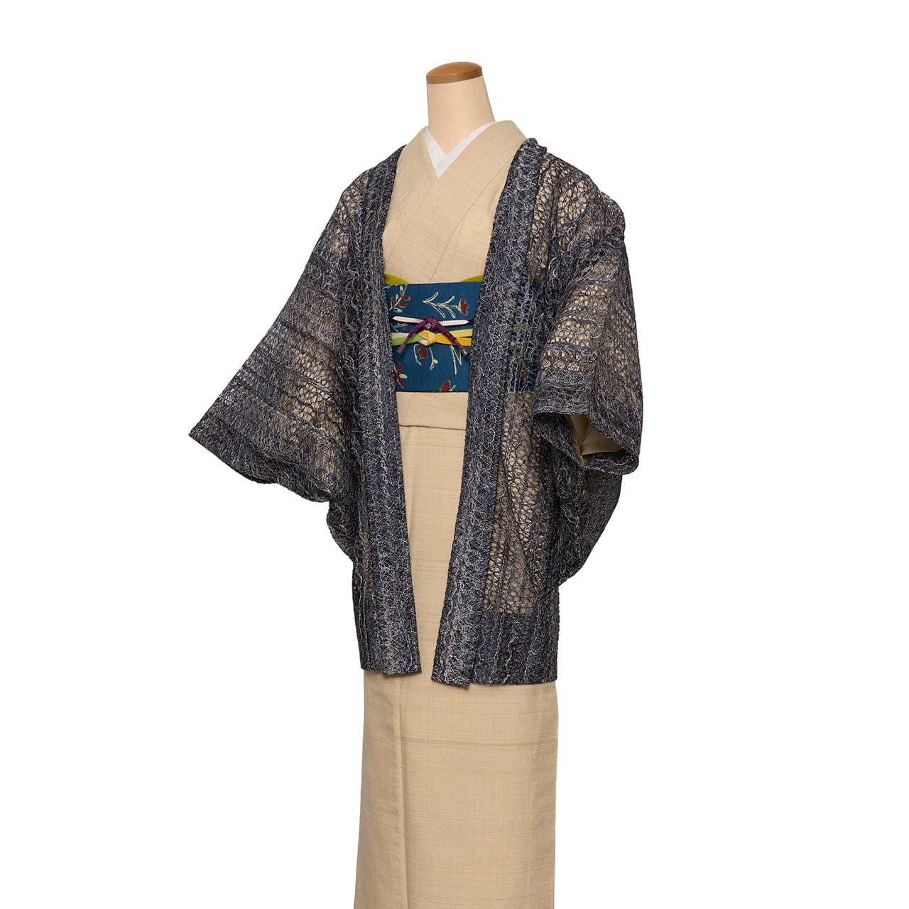 平和屋着物▽男性　羽織　単衣　紬地　樺茶色　正絹　逸品　CAAR9147id 000000025824-04.jpg?size=l&w=